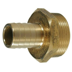 AG Brass Hose Connector 3/8" BSP Taper Male - 3/8" Hose Packaged