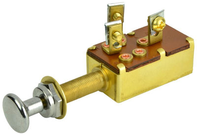 BEP 1001304 SPST Push-Pull Switch, 3 Position - Off/On 1/On 2