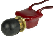 BEP 1001506 SPST PVC Coated Push Button Switch, 2 Position - Off/(On)