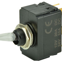 BEP 1001907 SPDT Lighted Toggle Switch - On/Off/On
