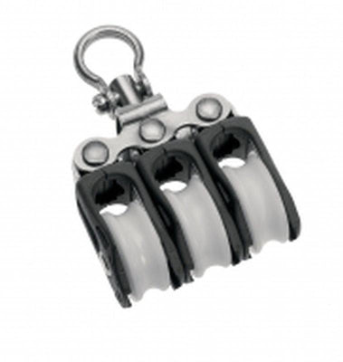 Ball bearing Sheave Triple- swivel - ChasNewensMarine