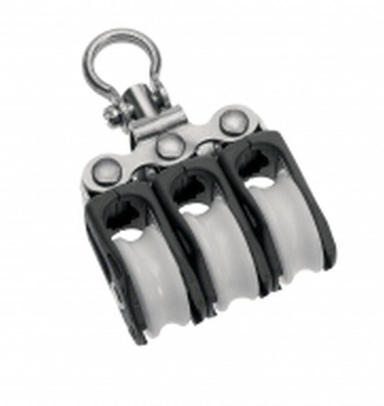Ball bearing Sheave Triple- swivel - ChasNewensMarine
