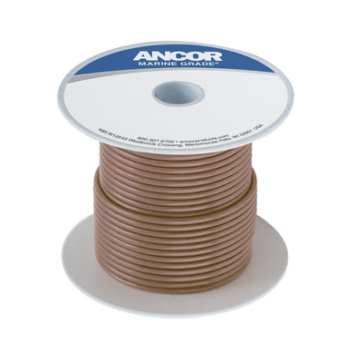 Ancor Tinned Copper Wire, 14 AWG (2mm²), Tan - 100ft