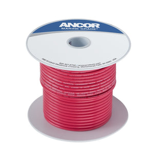 Ancor Tinned Copper Wire, 14 AWG (2mm²), Red - 100ft