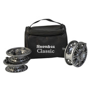 Snowbee Classic 2 Fly Reel Kits - #7/8 Reel & 2 Spare Spools with Case