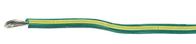 Ancor Tinned Copper Wire, 10 AWG (5mm²), Green w/ Yellow Stripe - 250ft