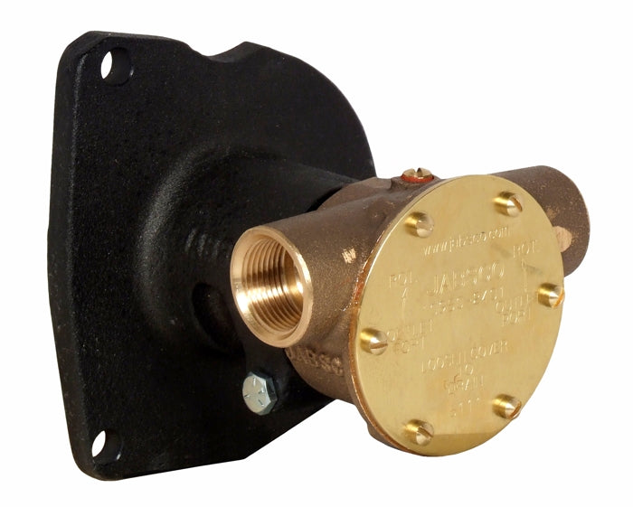 ¾" bronze pump, 40-size, flange-mounted with BSP threaded ports Standard on Ford 4-cylinder ‘Dover’ & ‘Dorset’ diesel engines - Jabsco 10950-2401