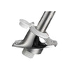 Pole Light with EVOLED 360° Light - Pull-Out Angular Version with Stainless Steel Base, Flat Mounting