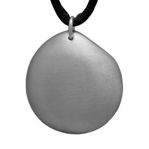 Q-Link SRT-3 Pendant Silver Pebble Pendant Brushed