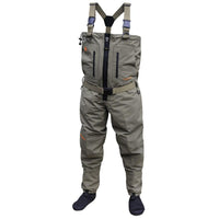 Snowbee Prestige STX Zip-Front Stockingfoot Chest Waders - M-L