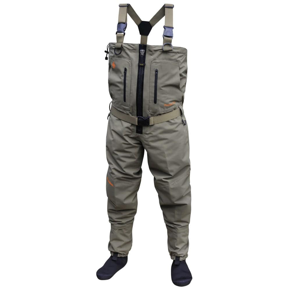Snowbee Prestige STX Zip-Front Stockingfoot Chest Waders - M-L