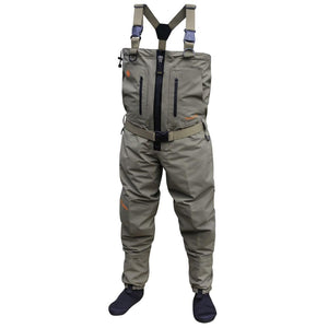 Snowbee Prestige STX Zip-Front Stockingfoot Chest Waders - M-L