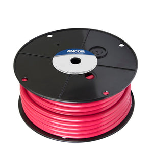 Ancor Tinned Copper Battery Cable, 2 AWG (32mm²), Red - 400ft