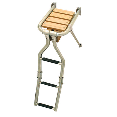 Platform with ladder, Stainless Steel 316 by Lalizas