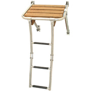 Platform with folding ladder, Stainless Steel 316 by Lalizas