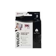 Stick on Heavy Duty Velcro Black 50mm x 1m - Box of 6