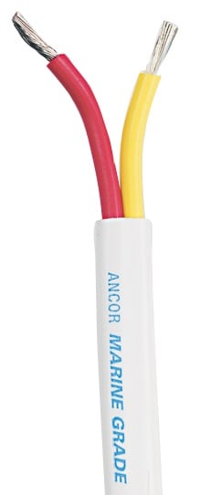 Ancor Safety Duplex Cable, 14/2 AWG (2 x 2mm²), Flat - 100ft