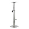 Seat base with fixed height, stainless steel by Lalizas