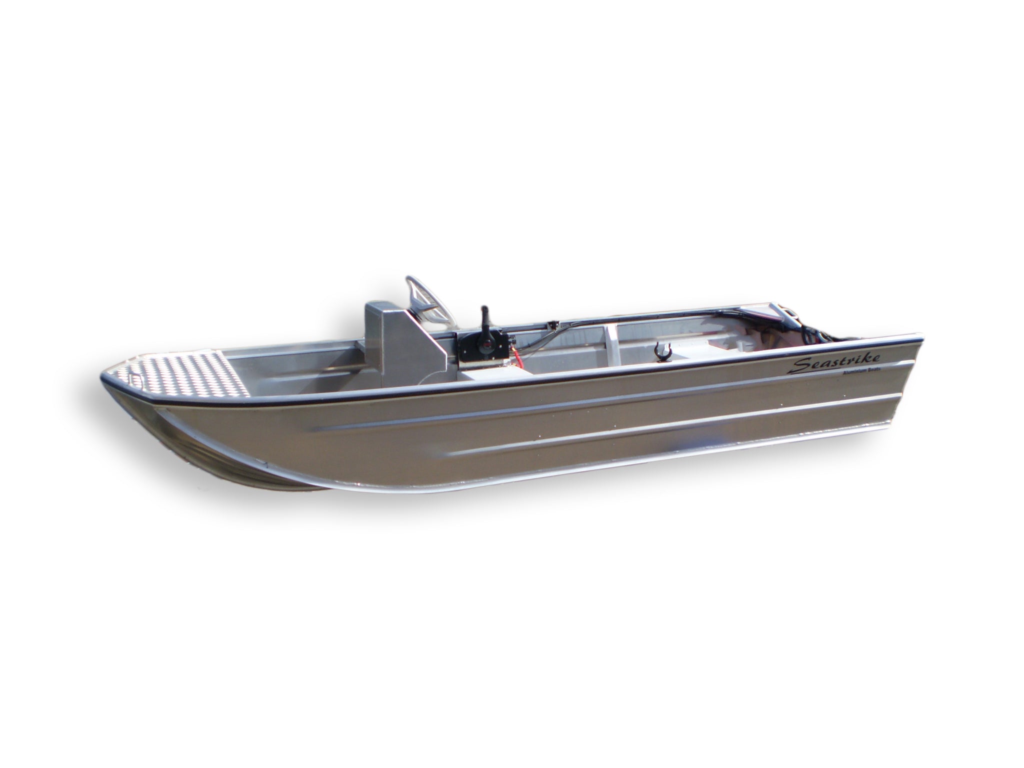 Sea Strike 12 Ft Semi Flat Aluminium Workboat - SeaStrike 12ft - ChasNewensMarine