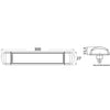 LED Light 12/24 V 2.4 W 3500 K Flat Version