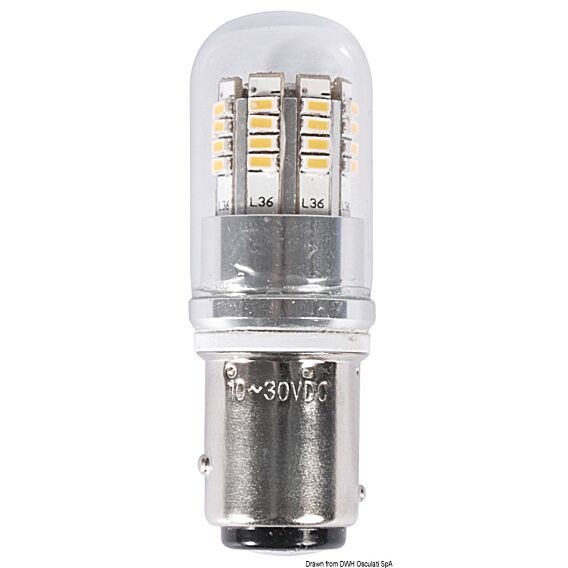 LED Bulb BAY15D 12/24 V 25 W Equivalent