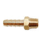 Universal Straight Brass Adapter Barbed - by ATTWOOD