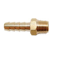 Universal Straight Brass Adapter Barbed - by ATTWOOD
