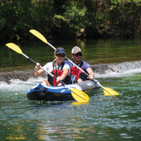Sevylor Hudson Inflatable Kayak Canoe Kit - including 2 paddles and a pump