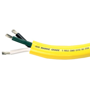 Ancor Shore Power Cord, 10/3 STOW, Yellow - 250ft