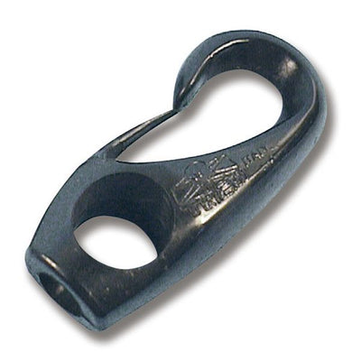 Trem Shock Cord Hook Nylon Black Knot Fitting 6mm (Each)