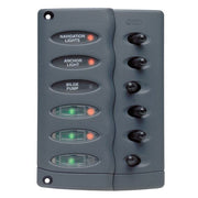 Contour Switch Panel, Waterproof 6 Way