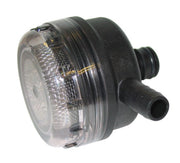 Fresh Water Pump Inlet Strainer - 15mm (1/2")  Hose Protects all electric diaphragm fresh water pumps  (Flojet 01740012)