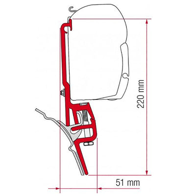 Kit Brandrup VW T4 - 98655Z011
