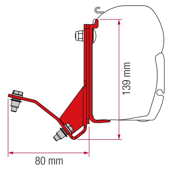 Kit Ducato H2 Lift Roof Hymercar Possl (98655Z028) - 98655Z028