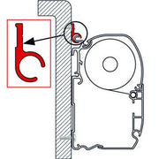 Rail R for F35/F45/Zip 3m - 02361-01A