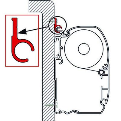 Rail R for F35/F45/Zip 4m - 02361-01C