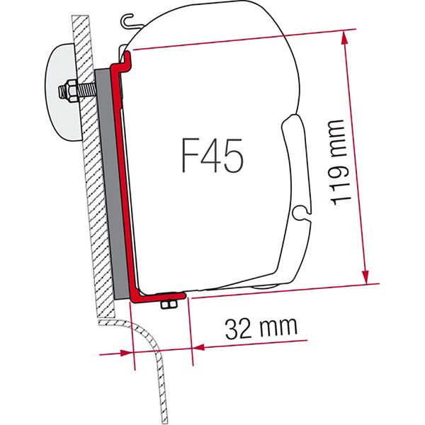 Kit High Roof Adaptor Westfalia - 98655-317