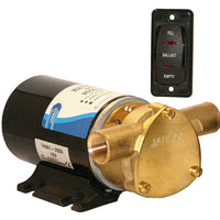 Wakeboard and Ski Boat Ballast pump 12 volt d.c. Connections for 25mm (1”) bore hose or use ½” hose adapters - Jabsco 18220-1127
