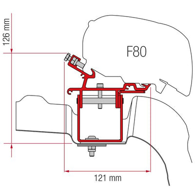 Kit VW Crafter / Man L3 H3 No Roof Rail (98655Z043) - 98655Z043