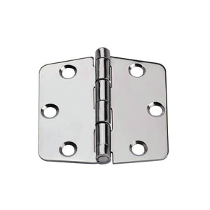 Hinges AISI 316, Right, L 74mm, W 75mm, thick 2mm