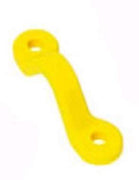 Top Fairlead Yellow Mid - ChasNewensMarine