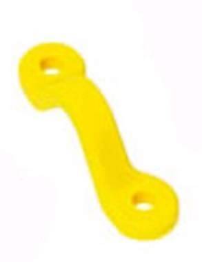 Top Fairlead Yellow Mid - ChasNewensMarine