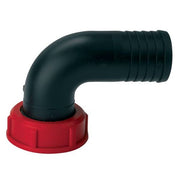 Can 90 Degree Plastic Swivel Hose Connector 1-1/2" BSP