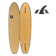 Mini Mal Surfboard – 8ft Bamboo Squash Tail Mini Mal Surfboard from Circle One