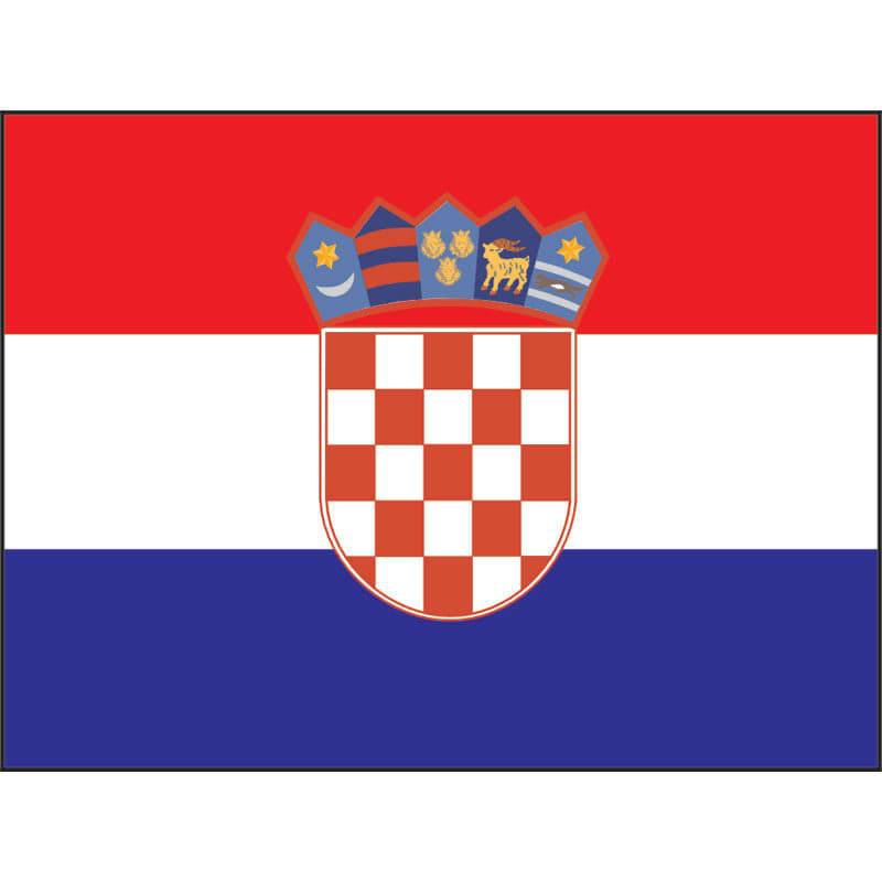 Croatian Flag 20 x 30cm