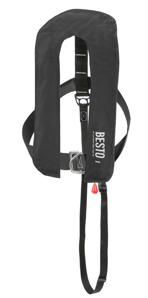 Besto Inflatable Automatic 300N Commercial Lifejacket 300N 40+kg Adult, in Navy, Red or Black