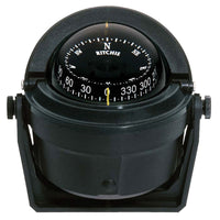 Compass Voyager B-81, w/,bracket mount,black by Lalizas