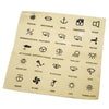 Self-adhesive transparent function labels for 99726, 99728-30 - 25pcs Set by Lalizas