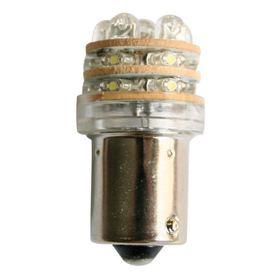 Bulb 12V, LED, T18, cool white - 18 LEDs by Lalizas