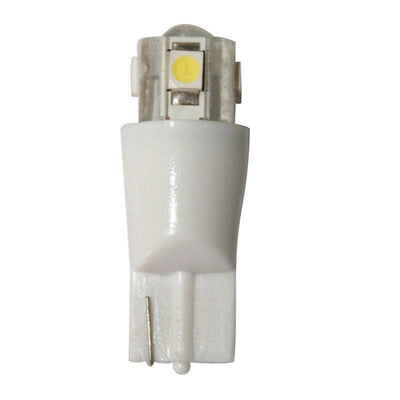 Bulb 12V, LED, T10, cool white - 4SMDs+1LED by Lalizas